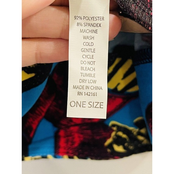 LuLaRoe LIMITED EDITION OS FUN UNICORN French Fry RARE Leggings One Size NWT - Picture 7 of 9